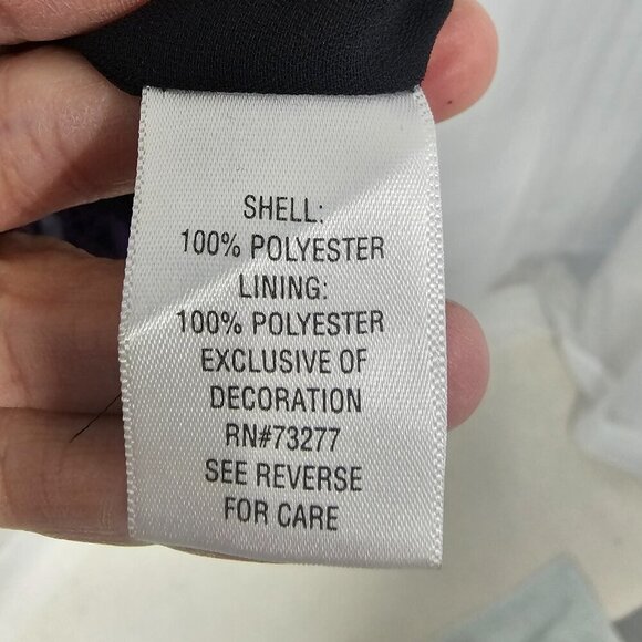 Apt 9 Black Purple Y2K Tank Beaded Boho Fairy Goth Witchy Gypsy S - Picture 9 of 10